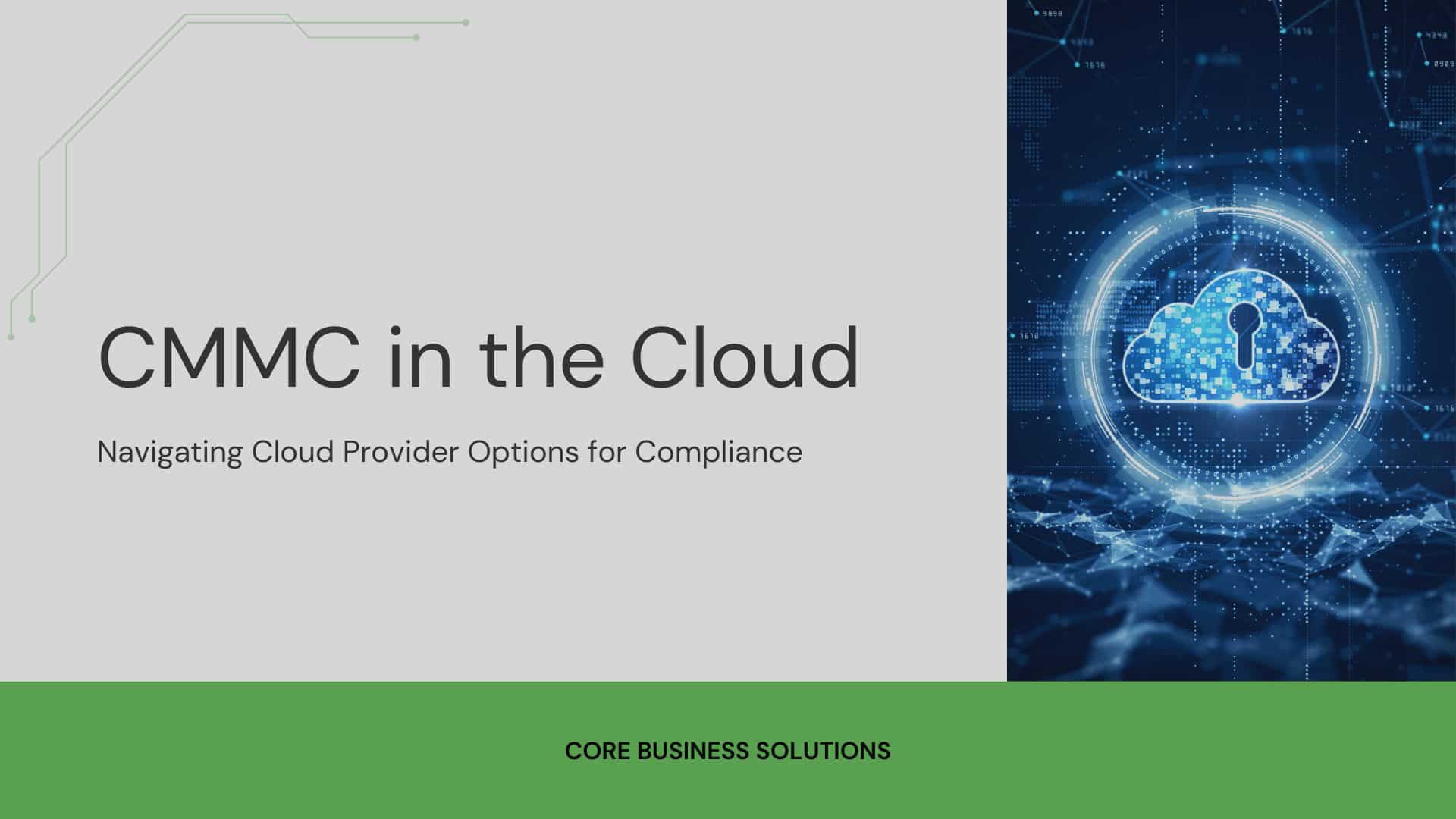 cmmc in the cloud